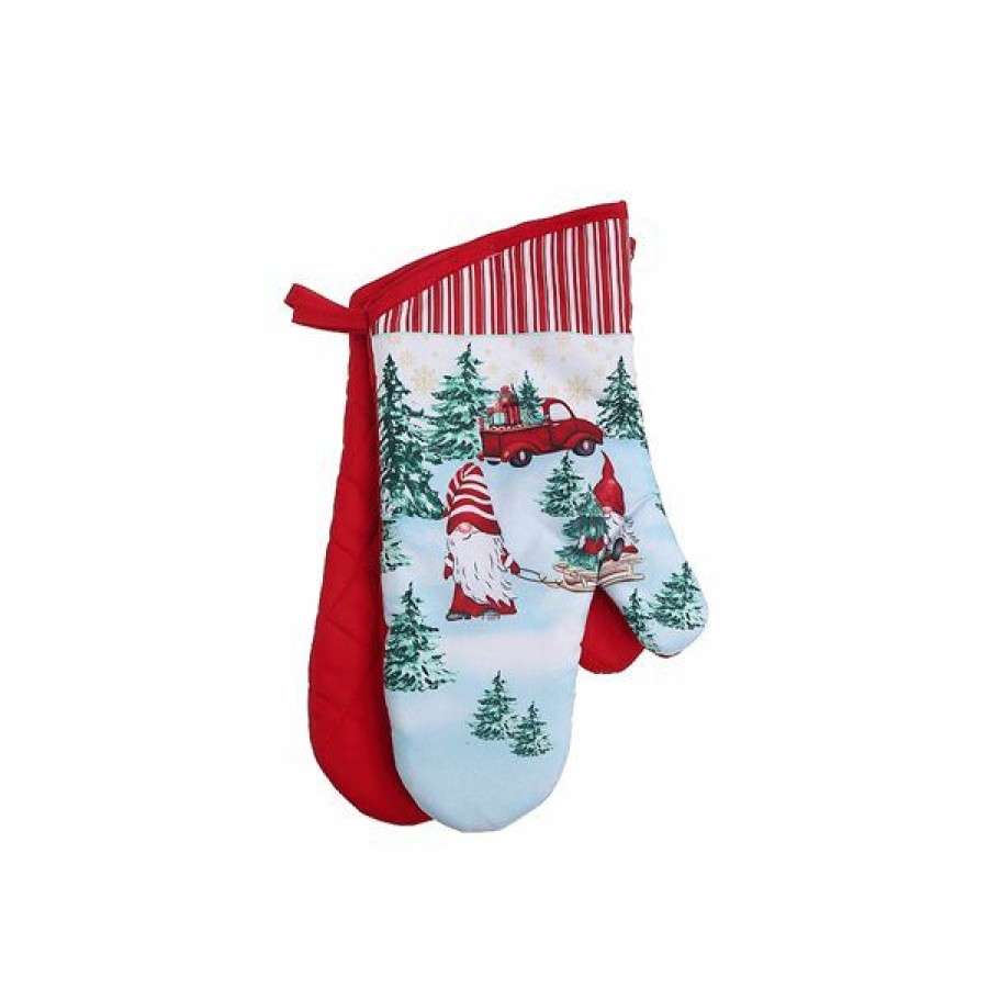 * Best Choice Ih Casa Decor Red Gnome Oven Mitts Set Of 2 | Kitchenware