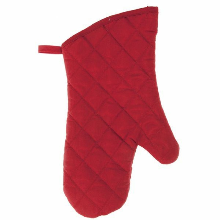 * Ih Casa Decor Red Quilted Oven Mitts Set Of 4 Online | Kitchenware