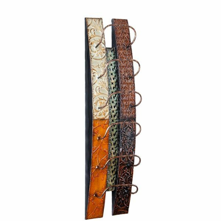 * Southern Enterprises Adriano Multicolour Metal Wall-Mounted Wine Rack Less Expensive | Wine Storage