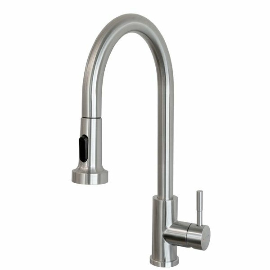 * Transform Vienna Brushed Nickel 1-Handle Pull-Down Kitchen Faucet With Deck Plate Outlet Sale | Kitchen Faucets