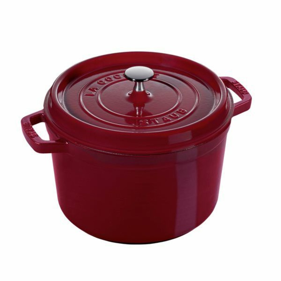 * Discount Store Staub La Cocotte 4.75-L Bordeaux Cast Iron Dutch Oven | Kitchenware