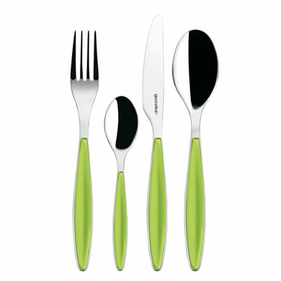 * Premium Guzzini Green 24-Pieces Cutlery Sets | Kitchenware