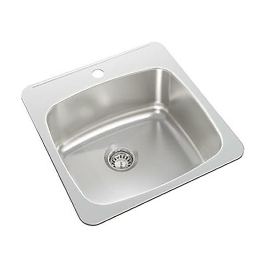 * Gift Selection Wessan Stainless Steel Drop-In Kitchen Sink 20 1/2-In X 20-In X 7-In | Kitchen Sinks