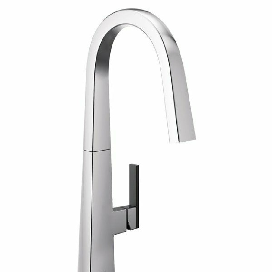 * Moen Nio Chrome 1-Handle Deck Mount Pull-Down Handle/Lever Residential Kitchen Faucet Flash Sale | Kitchen Faucets