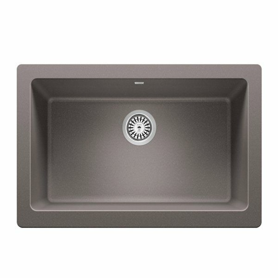 * Blanco Vintera Undermount Apron Front/Farmhouse 30-In X 19-In Metallic Gray Single Bowl Kitchen Sink Less Expensive | Kitchen Sinks