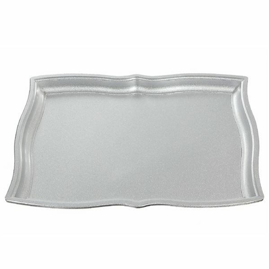 * Ih Casa Decor 2-Piece Silver Serving Dish Classical | Kitchenware