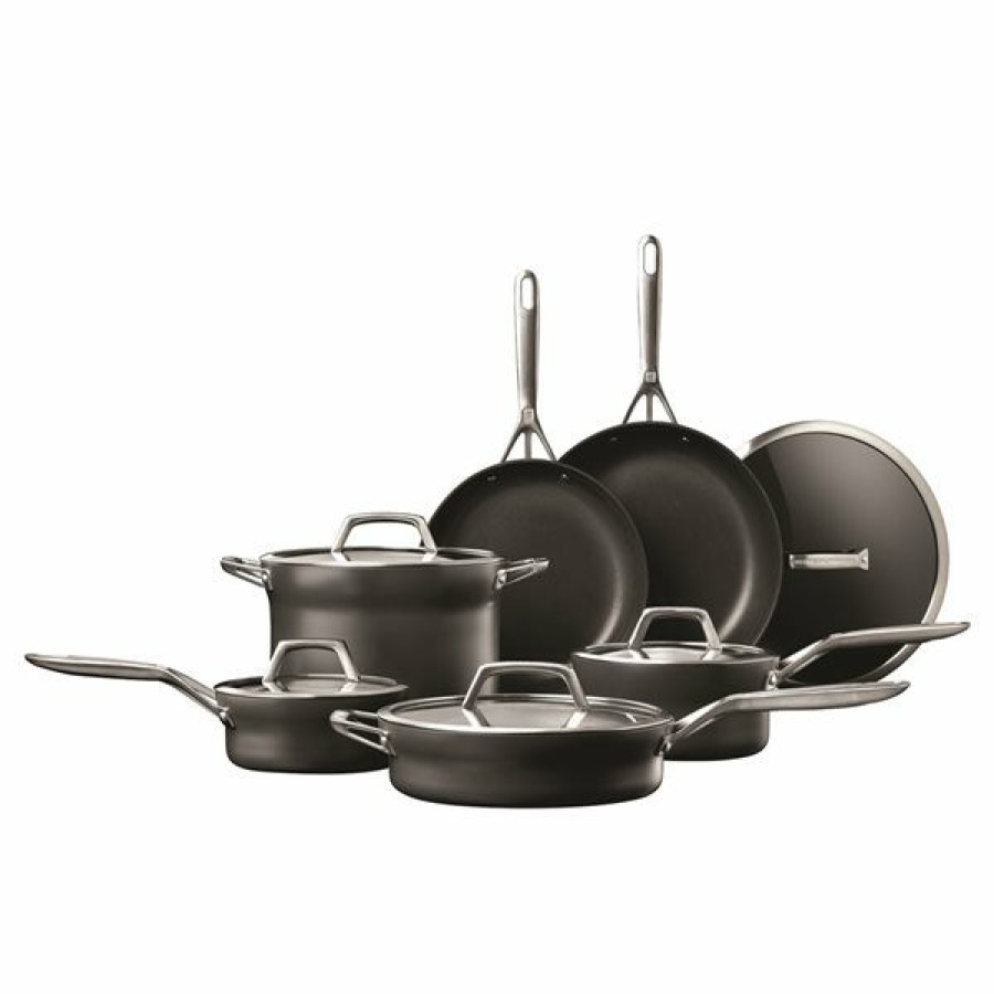 * Zwilling Motion Black Aluminum Cookware Set With Lids 6-Piece Top Sellers | Kitchenware