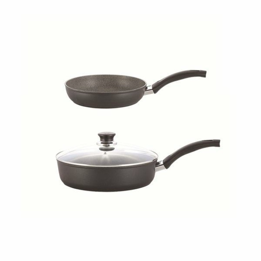 * Ballarini Torino Stone Grey Aluminum Cookware Set With Lid 2-Piece Online | Kitchenware