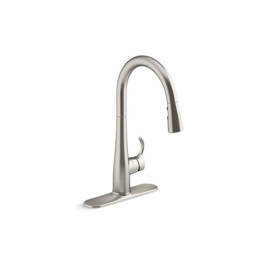 * Kohler Simplice Vibrant Stainless Touchless Pull-Down Kitchen Sink Faucet Discounts | Kitchen Faucets