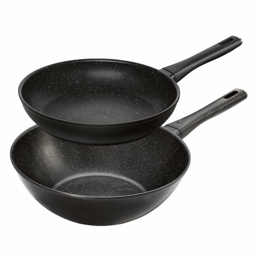 * Zwilling Marquina Black Aluminum Cookware Set 2-Piece Flash Sale | Kitchenware