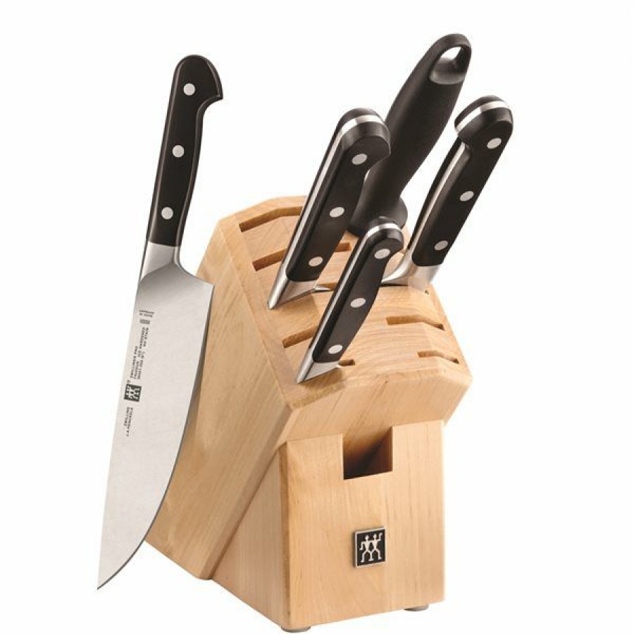 * Reliable Quality Zwilling Pro Knife Set With Block 6-Piece | Kitchenware