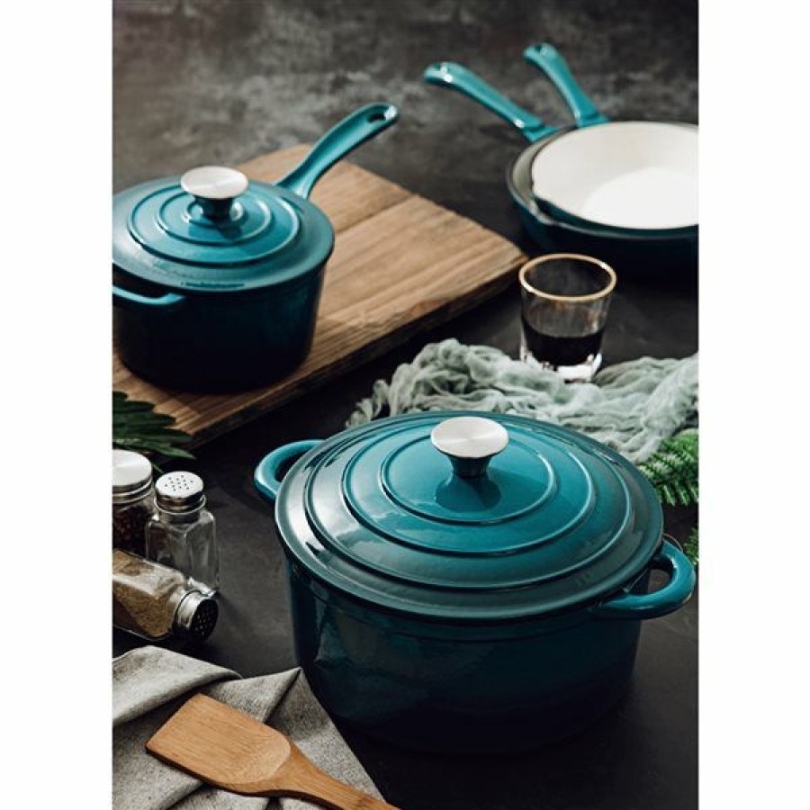 * Hamilton Beach 8-In Cast Iron Fry Pan Navy Cheap | Kitchenware