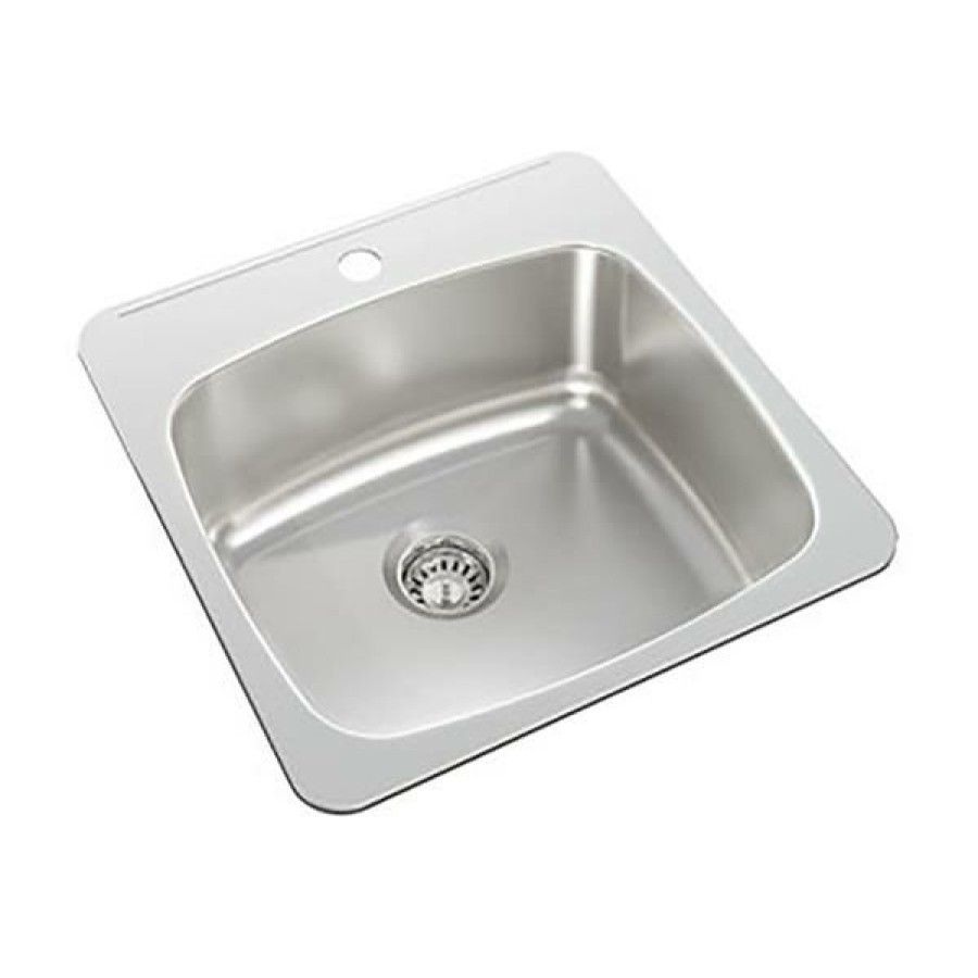 * Fire Sale Wessan Stainless Steel Drop-In Kitchen Sink 20 1/2-In X 20-In X 8-In | Kitchen Sinks