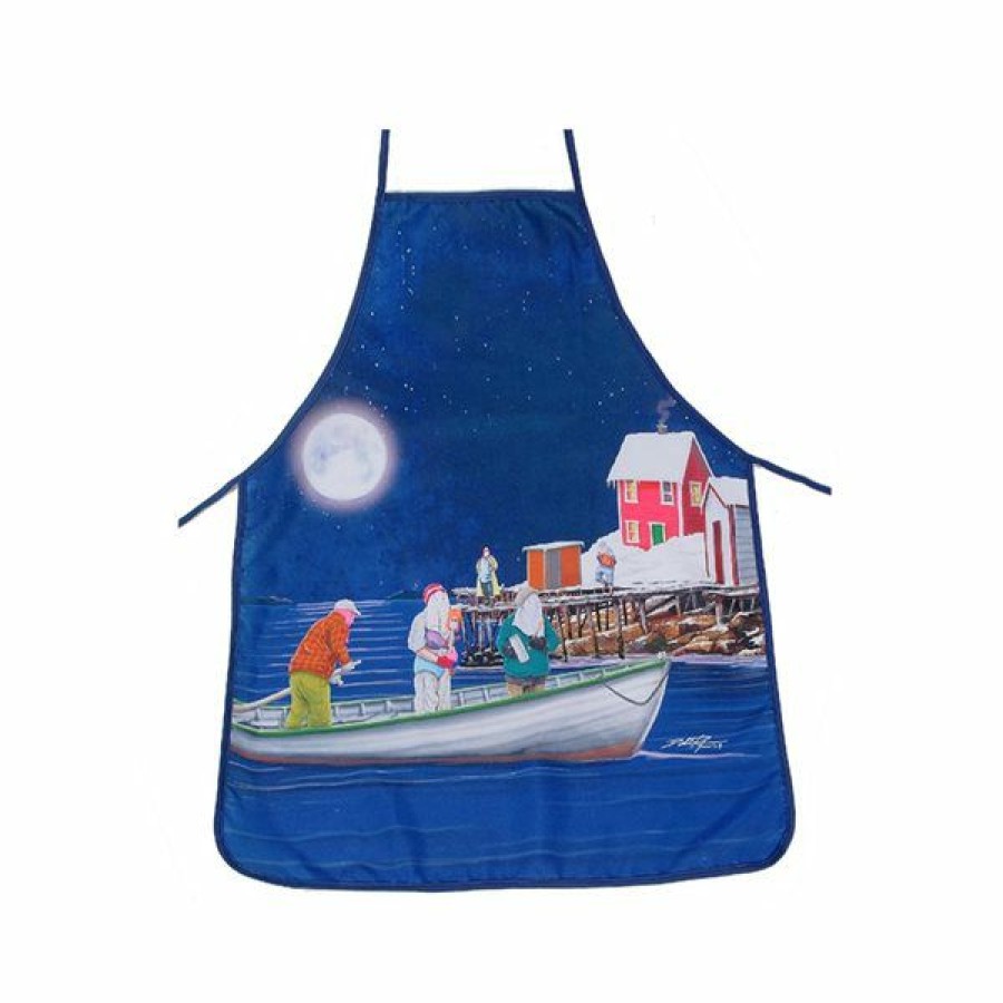 * Ih Casa Decor Dory Bleu Apron Top Sellers | Kitchenware