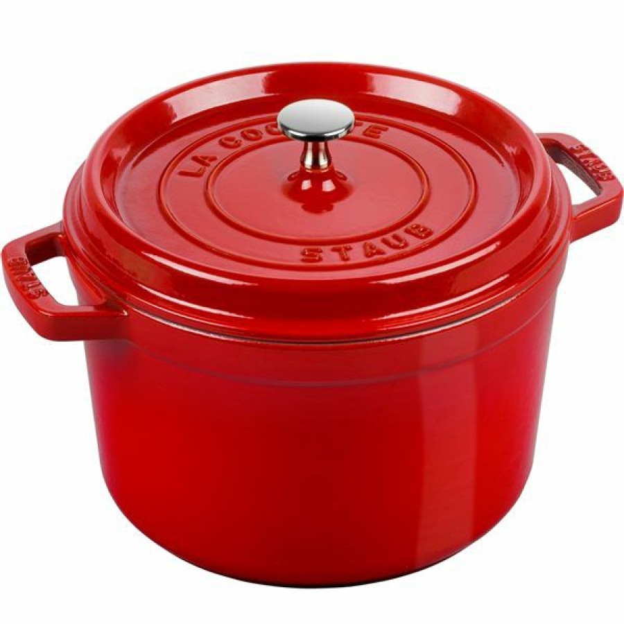 * Staub La Cocotte 4.75-L Cherry Cast Iron Dutch Oven Classical | Kitchenware