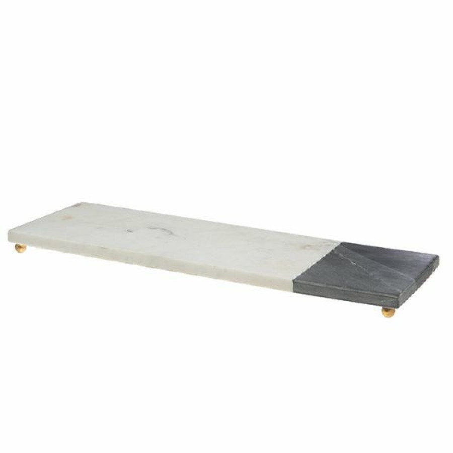 * Ih Casa Decor White And Black Marble Cheese Board Top Sellers | Kitchenware