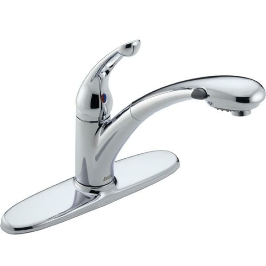 * Cheap Delta Signature Pull-Out Kitchen Faucet Chrome | Kitchen Faucets