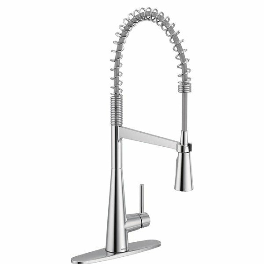 * Moen Sleek Pulldown Kitchen Faucet 1 Handle 1.5 Gpm Chrome Classical | Kitchen Faucets