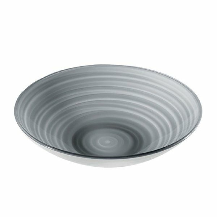 * Guzzini Twist Extra Large Grey Bowl Classical | Kitchenware