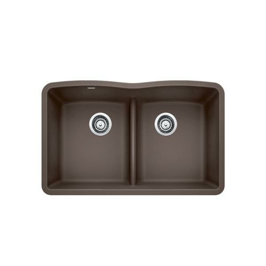 * Featured Blanco Diamond Low Divide Undermount Sink Cafe 32.25-In | Kitchen Sinks