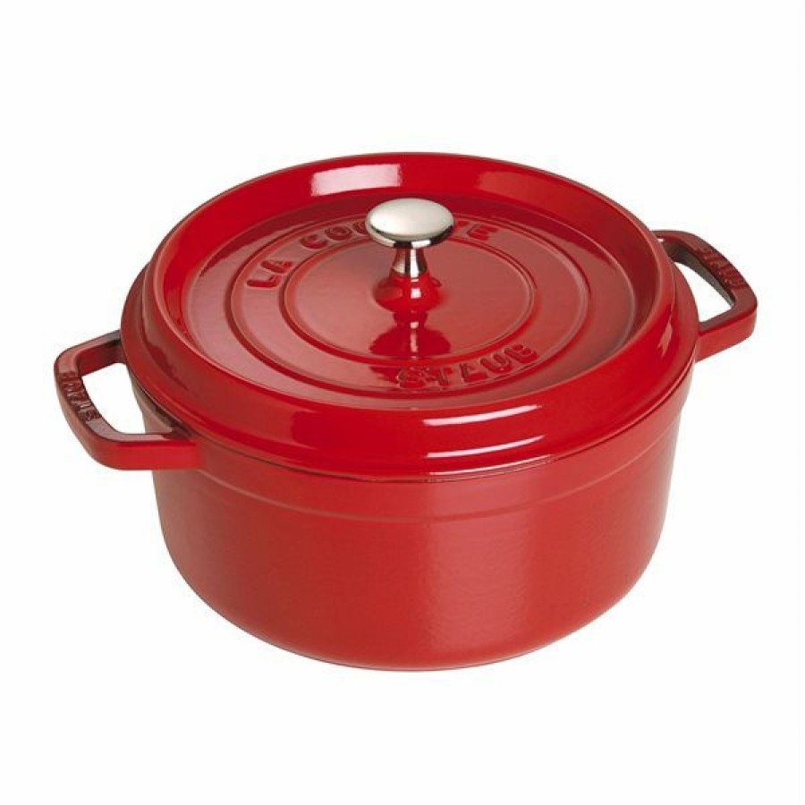 * Staub La Cocotte 3.8-L Cherry Cast Iron Dutch Oven Sale Online | Kitchenware