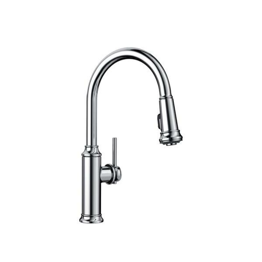 * Fire Sale Blanco Empressa Pull-Down Kitchen Faucet Chrome | Kitchen Faucets