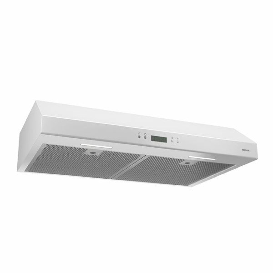 * Large Choice Broan Glacier 30-Inch Convertible Under-Cabinet Range Hood, 450 Max Blower Cfm | Range Hoods