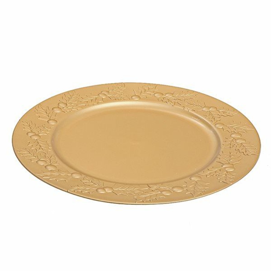 * Ih Casa Decor 13-In Gold Charger Plate Set Of 6 Cheap | Kitchenware