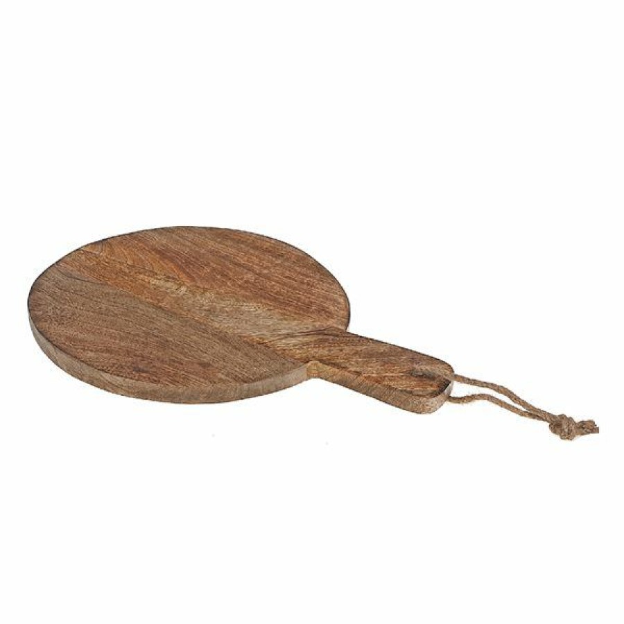 * Ih Casa Decor Mango Wood Round Paddle Board Cheap | Kitchenware