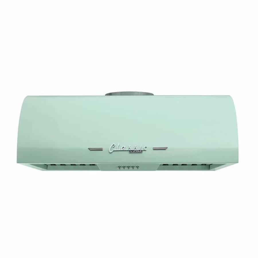 * Unique Classic Retro 24-In 500 Cfm Ducted Summer Mint Green Undercabinet Range Hood With Charcoal Filter Included Cheap | Range Hoods