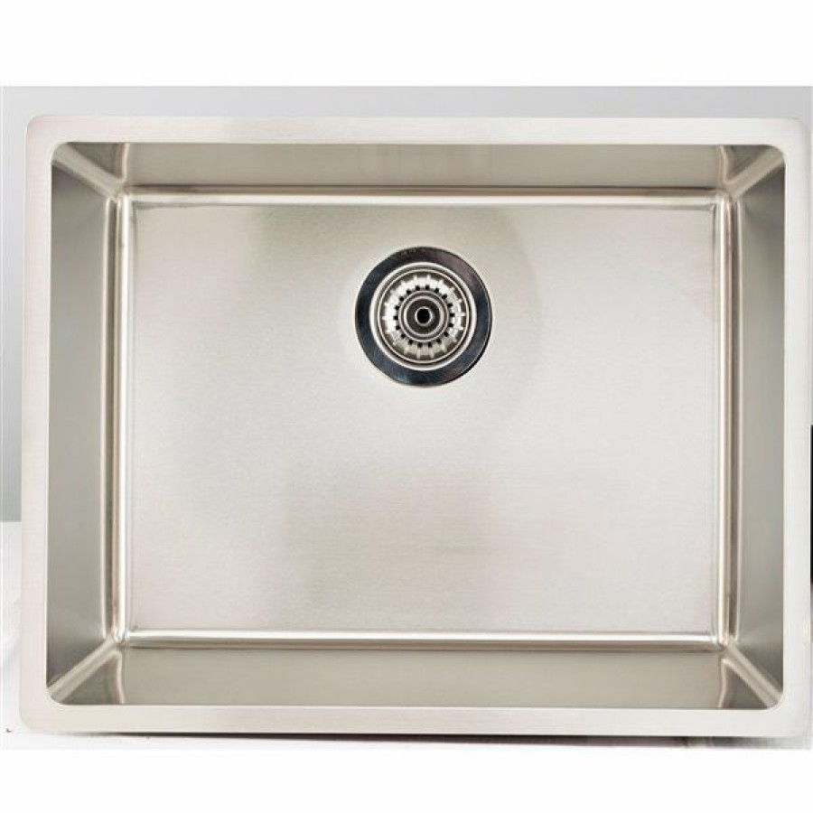 * Exclusive Design American Imaginations Undermount Single Sink 19 X 17.5 Stainless Steel | Kitchen Sinks